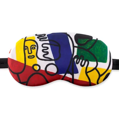 Abstract Face Painting Sleep Mask