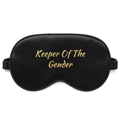 Gender Reveal Auntie Sleep Mask - Keeper of the Gender Design