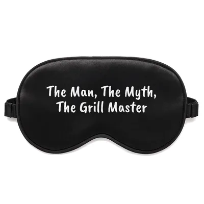 Grill Master Sleep Mask: The Man, The Myth, The Grill Master Design