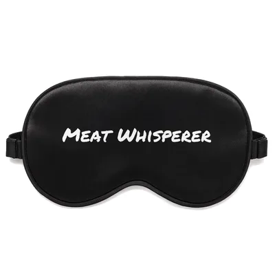 BBQ Grill Master Sleep Mask: Meat Whisperer Design for Outdoor Cooks