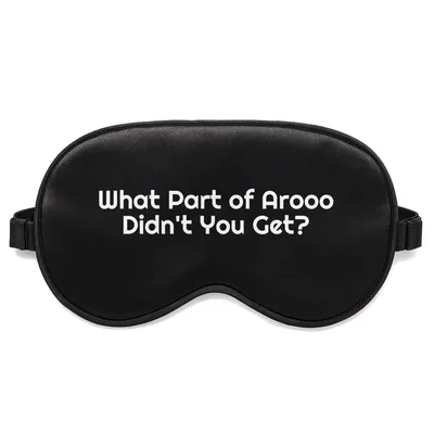 Beagle Howl Sleep Mask: What Part of Arooo Didn't You Get? Design