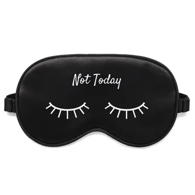 Sleepy Not Today Sleep Mask for Corgi Lovers and Lazy Days