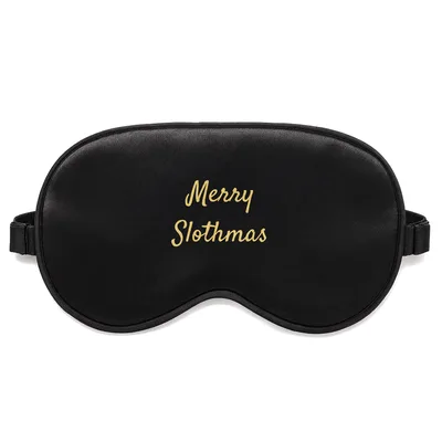 Merry Slothmas Sleep Mask for Lazy Holiday Lovers
