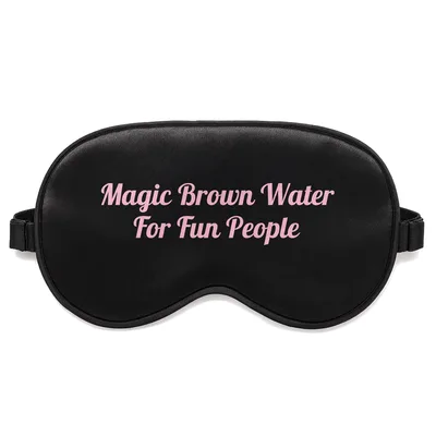 Whiskey Lover Sleep Mask: Magic Brown Water For Fun People Design