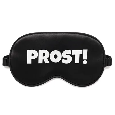 Oktoberfest Beer Lover Sleep Mask: Bold Prost Design for Festive Rest