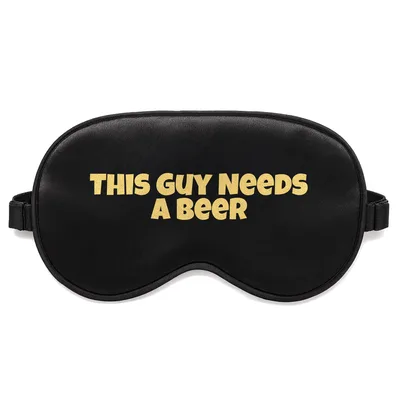 This Guy Needs a Beer Sleep Mask for the Drinker in Your Life