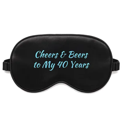 40th Birthday Beer Sleep Mask for the Milestone Drinker
