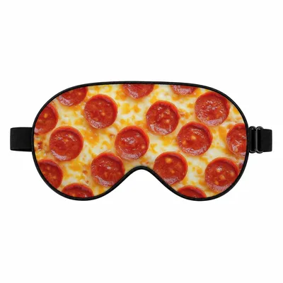 Pepperoni Pizza Sleep Mask for Pizza Lovers