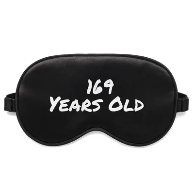 169 Years Old Sleep Mask: A Math Joke for 13th Birthday Celebrations