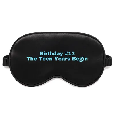13Th Birthday Sleep Mask