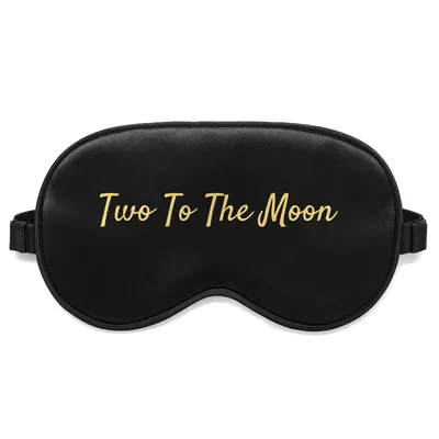 Two to the Moon Sleep Mask: A Second Birthday Design