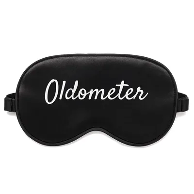 Old Odometer Birthday Sleep Mask: 60th Milestone Joke Design