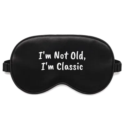 Not Old Im Classic Sleep Mask for Retro Car Enthusiasts