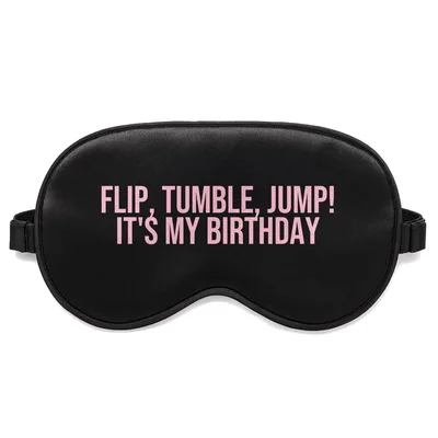 Gymnastics Birthday Sleep Mask: Flip, Tumble, Jump!