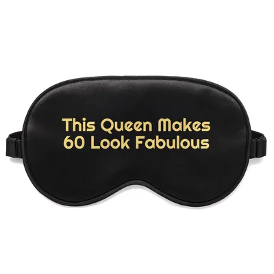 Fabulous 60th Birthday Sleep Mask for the Queen of the Party