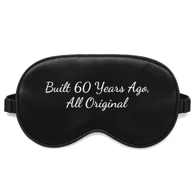 Built 60 Years Ago Sleep Mask: Vintage 60th Birthday Design