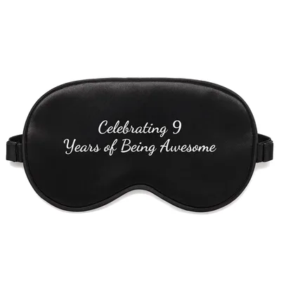 9 Years Awesome Sleep Mask for a Ninth Birthday Celebration