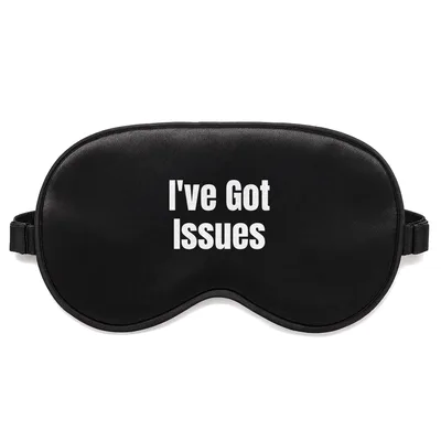 Comic Book Collector Sleep Mask: I've Got Issues Design