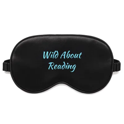 Wild About Reading Sleep Mask for Book Lovers