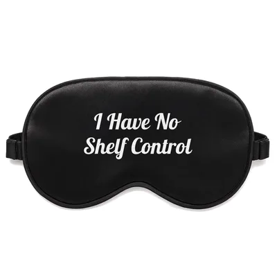 Shelf Control Sleep Mask for Book Lovers Who Can't Stop Buying
