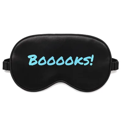 Booooks Ghost T Boo Sleep Mask for Bookworms