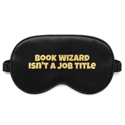 Book Wizard Sleep Mask for Book Lovers Who Love Reading