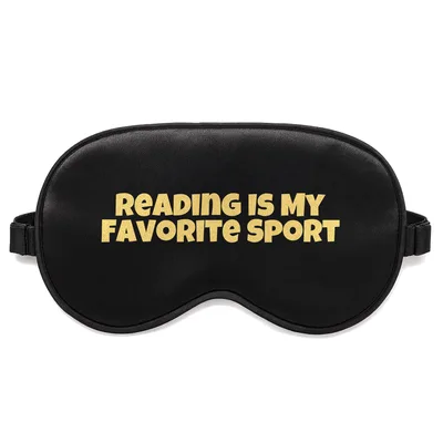 Favorite Sport Reading Sleep Mask for Book Lovers