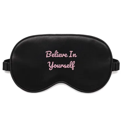 Believe in Yourself Sleep Mask for Book Lovers and Dreamers