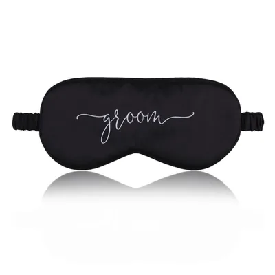 Wedding Groom Sleep Mask for Your Big Day