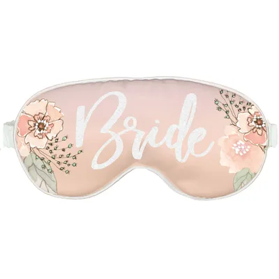 Bride Blush Floral Sleep Mask for the Wedding Party
