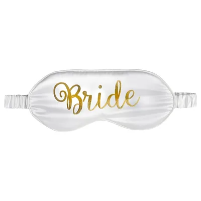 Bride Wedding Script Sleep Mask