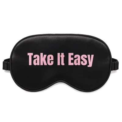 Take It Easy Relaxing Sleep Mask - Vintage Hiking Style