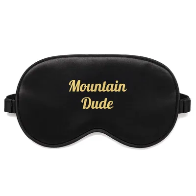 Mountain Dude Sleep Mask for Hiking Enthusiasts