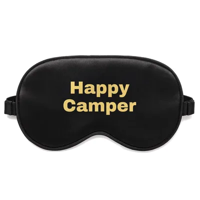 Happy Camper Sleep Mask for Outdoor Enthusiasts
