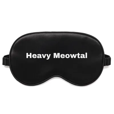 Heavy Metal Cat Sleep Mask for Feline Rockers