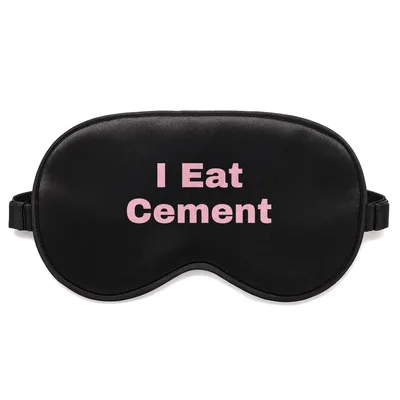 Cement Eater Sleep Mask for the Meme Lovers