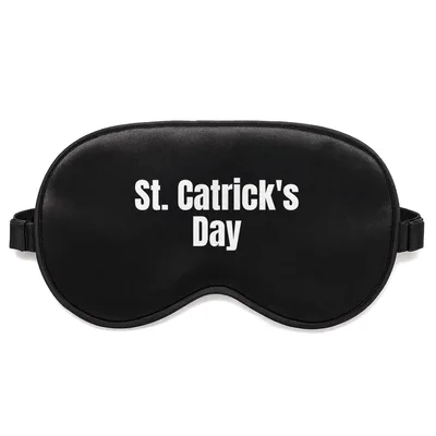St Patrick's Day Cat Lover Sleep Mask for Feline Fans