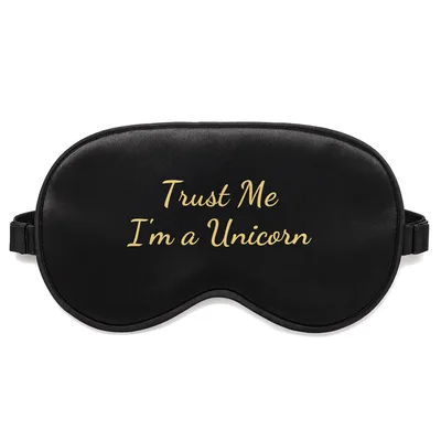 Trust Me Unicorn Sleep Mask for Magical Cat Lovers