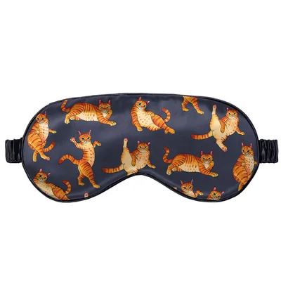 Chubby Cat Sleep Mask for Cat Lovers and Night Owls