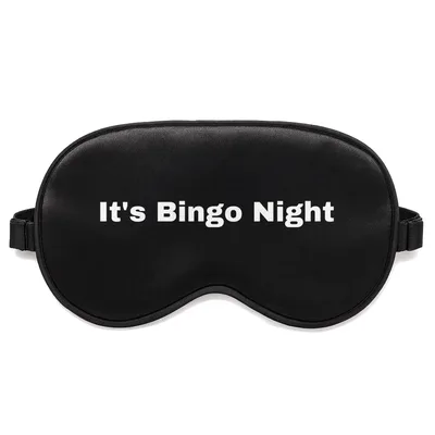 Bingo Night Sleep Mask for the Card Collector