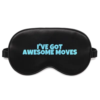 Chess Player Sleep Mask: I've Got Awesome Moves Design