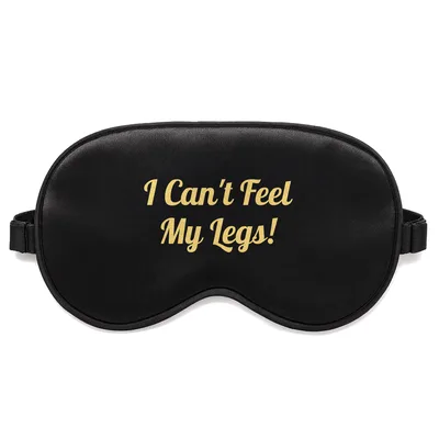 Can't Feel My Legs Sleep Mask: Gingerbread Cookie Design
