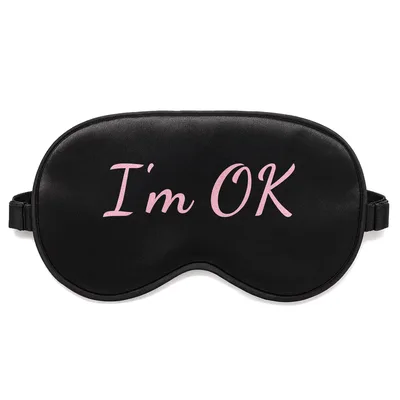 Knitting Lover Sleep Mask: I'm OK Yarn Design