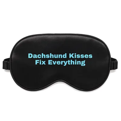 Dachshund Kisses Sleep Mask for Lovers of Long Dogs