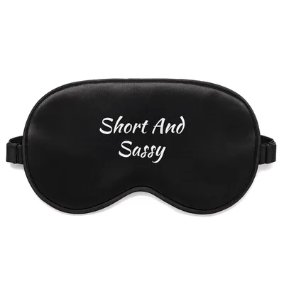 Short and Sassy Dachshund Sleep Mask for Funny Dog Lovers
