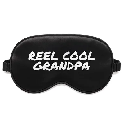Reel Cool Grandpa Sleep Mask - Fishing Theme Design