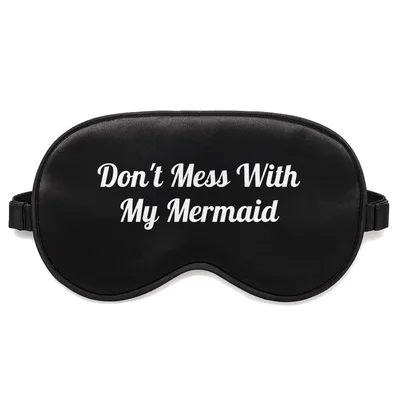Mermaid Dad Sleep Mask Protects Your Rest with Ocean Humor