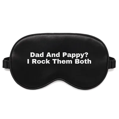 Pappy Dad Sleep Mask: Dual Title Pride for Grandpas
