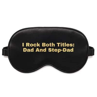 Stepdad Blended Family Sleep Mask for Dual Roles