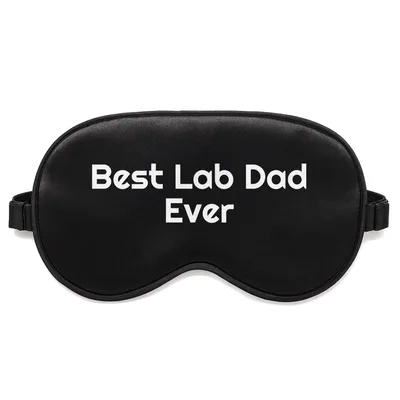 Lab Dad Sleep Mask: Best Lab Dad Ever Design for Dog Lovers